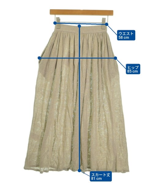 DEMYLEE（デミリー）ロング・マキシ丈スカート ベージュ サイズ:XS レディース/2200631155805