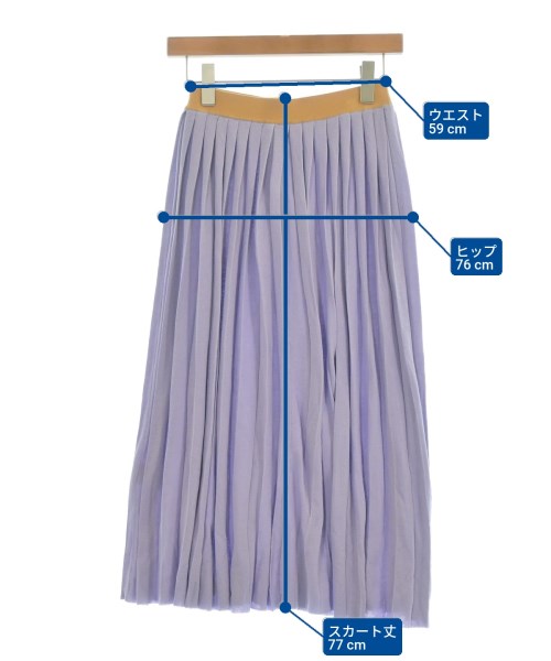 DEMYLEE（デミリー）ロング・マキシ丈スカート 紫 サイズ:XS レディース/2200631158349