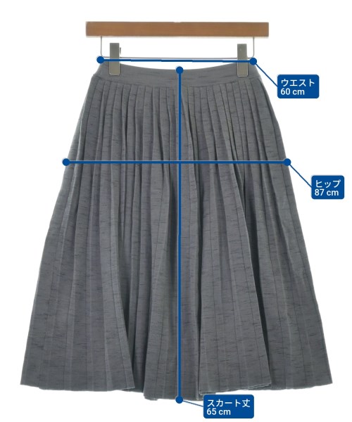 DEMYLEE（デミリー）ひざ丈スカート グレー サイズ:XS レディース/2200631159360