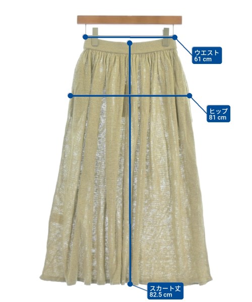 DEMYLEE（デミリー）ロング・マキシ丈スカート ベージュ サイズ:S レディース/2200631160793