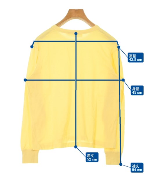 DEMYLEE（デミリー）Tシャツ・カットソー 黄 サイズ:S レディース/2200631165675