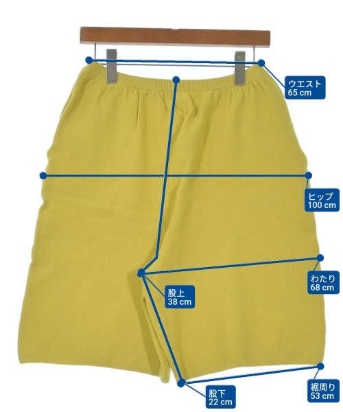 DEMYLEE（デミリー）ショートパンツ 黄 サイズ:S レディース/2200631166795