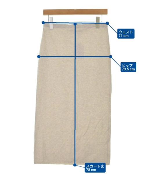 DEMYLEE（デミリー）ロング・マキシ丈スカート ベージュ サイズ:S レディース/2200631169376