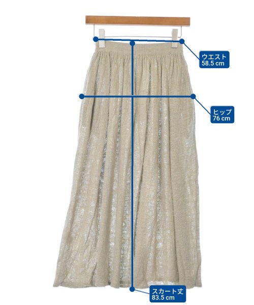DEMYLEE（デミリー）ロング・マキシ丈スカート ベージュ サイズ:XS レディース/2200631174080