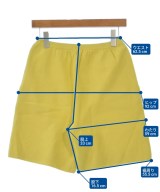 DEMYLEE（デミリー）ショートパンツ 黄 サイズ:XS レディース/2200631180265