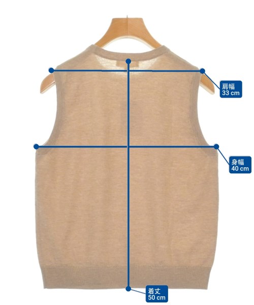 DEMYLEE（デミリー）ベスト ベージュ サイズ:S レディース/2200631183525