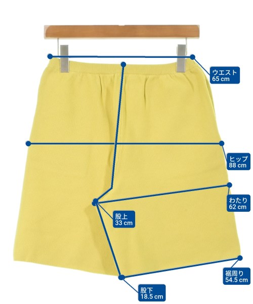 DEMYLEE（デミリー）ショートパンツ 黄 サイズ:XS レディース/2200631184287