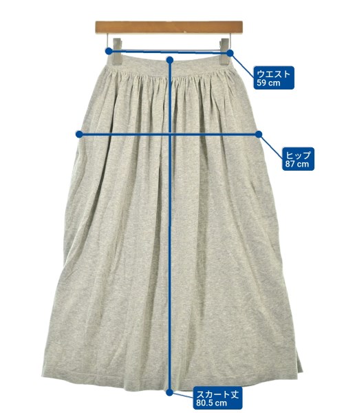 DEMYLEE（デミリー）ロング・マキシ丈スカート グレー サイズ:XS レディース/2200631186748