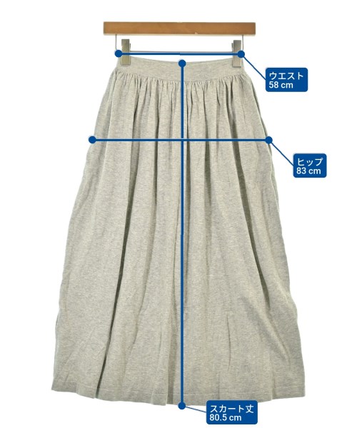 DEMYLEE（デミリー）ロング・マキシ丈スカート グレー サイズ:XS レディース/2200631186762