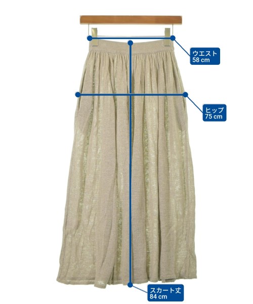 DEMYLEE（デミリー）ロング・マキシ丈スカート ベージュ サイズ:XS レディース/2200631189442