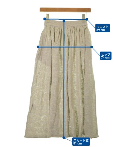 DEMYLEE（デミリー）ロング・マキシ丈スカート ベージュ サイズ:XS レディース/2200631189459