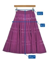 DEMYLEE（デミリー）ロング・マキシ丈スカート 紫 サイズ:XS レディース/2200631191131