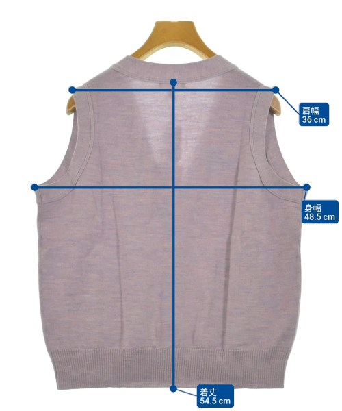 DEMYLEE（デミリー）ベスト 紫 サイズ:S レディース/2200631191315