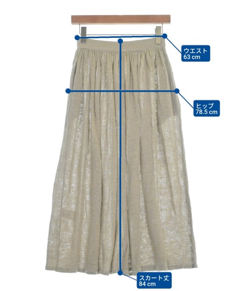 DEMYLEE（デミリー）ロング・マキシ丈スカート ベージュ サイズ:S レディース/2200631193371