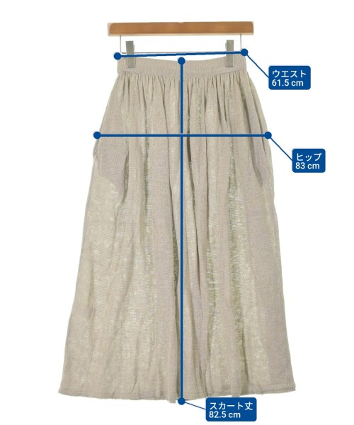 DEMYLEE（デミリー）ロング・マキシ丈スカート ベージュ サイズ:S レディース/2200631193678