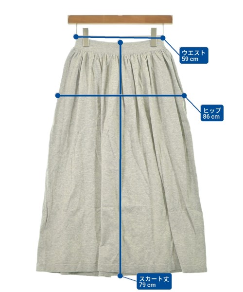 DEMYLEE（デミリー）ロング・マキシ丈スカート グレー サイズ:XS レディース/2200631195474