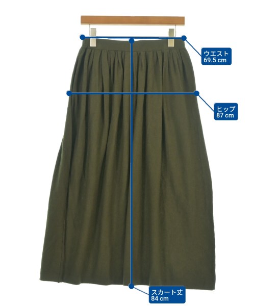 DEMYLEE（デミリー）ロング・マキシ丈スカート カーキ サイズ:S レディース/2200631195993