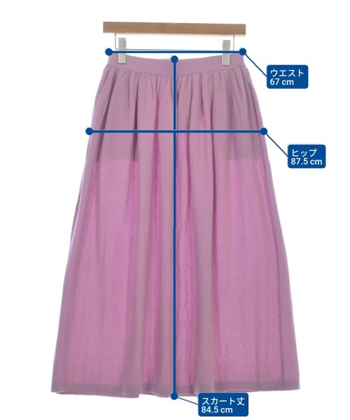 DEMYLEE（デミリー）ロング・マキシ丈スカート ピンク サイズ:S レディース/2200631196655