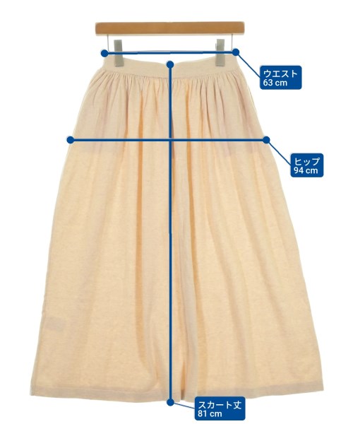 DEMYLEE（デミリー）ロング・マキシ丈スカート ベージュ サイズ:S レディース/2200631196969