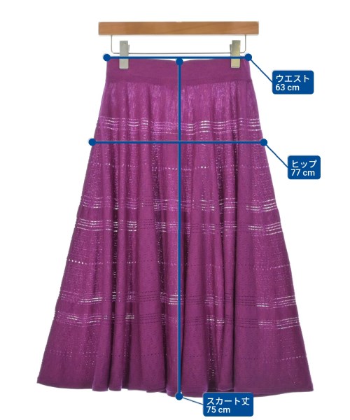 DEMYLEE（デミリー）ロング・マキシ丈スカート 紫 サイズ:S レディース/2200631197232