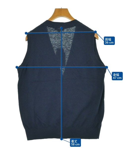 DEMYLEE（デミリー）ベスト 紺 サイズ:XS レディース/2200631208037