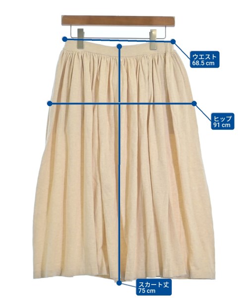 DEMYLEE（デミリー）ロング・マキシ丈スカート 白 サイズ:S レディース/2200631209669