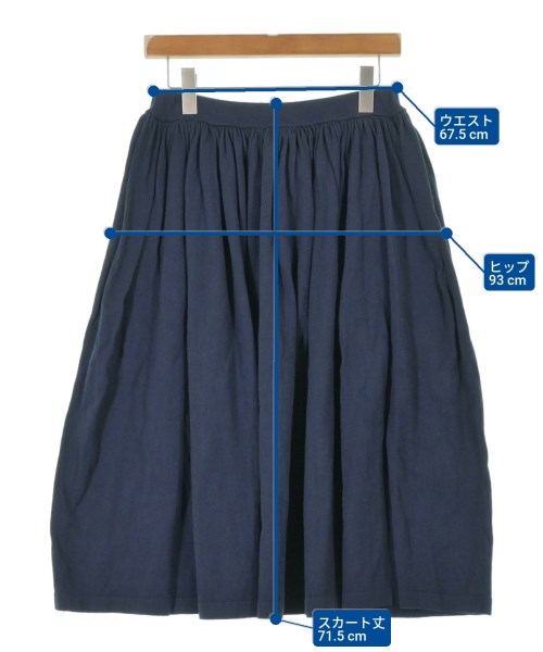 DEMYLEE（デミリー）ロング・マキシ丈スカート 紺 サイズ:S レディース/2200631209706