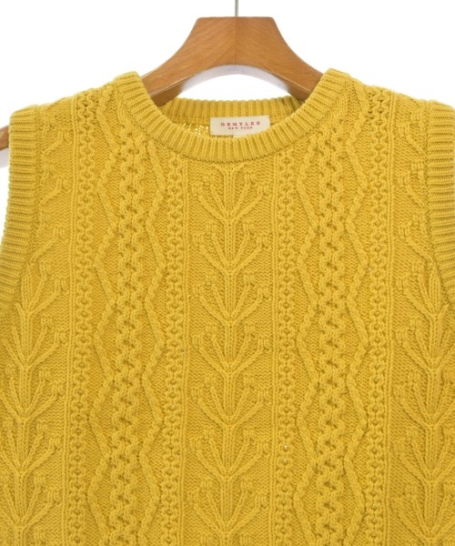 DEMYLEE（デミリー）ベスト 黄 サイズ:XS レディース/2200631211990