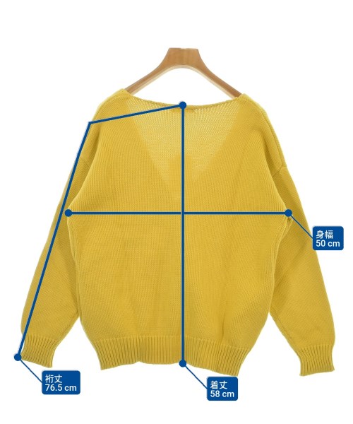 DEMYLEE（デミリー）ニット・セーター 黄 サイズ:XS レディース/2200631218845