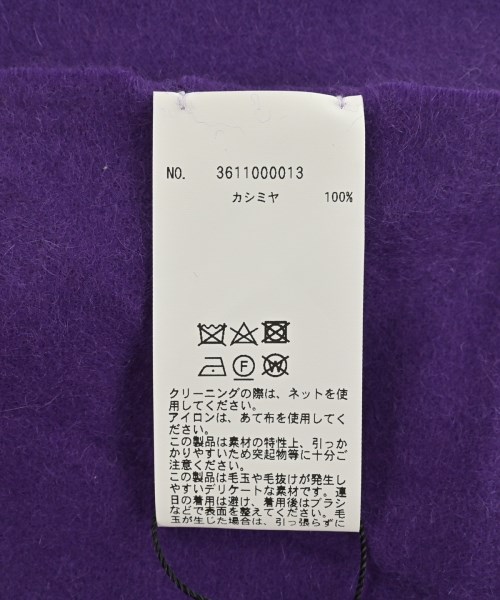 DEMYLEE（デミリー）マフラー 紫 サイズ:- レディース/2200631223429