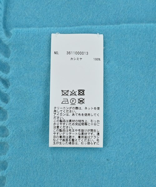 DEMYLEE（デミリー）マフラー 青 サイズ:F レディース/2200631223498