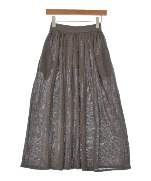 DEMYLEE(デミリー)ロング・マキシ丈スカート 茶 サイズ:XS/2200631228332