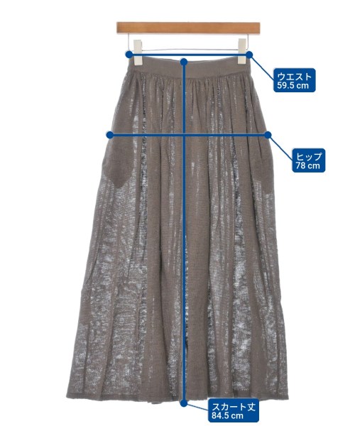 DEMYLEE（デミリー）ロング・マキシ丈スカート 茶 サイズ:XS レディース/2200631228912