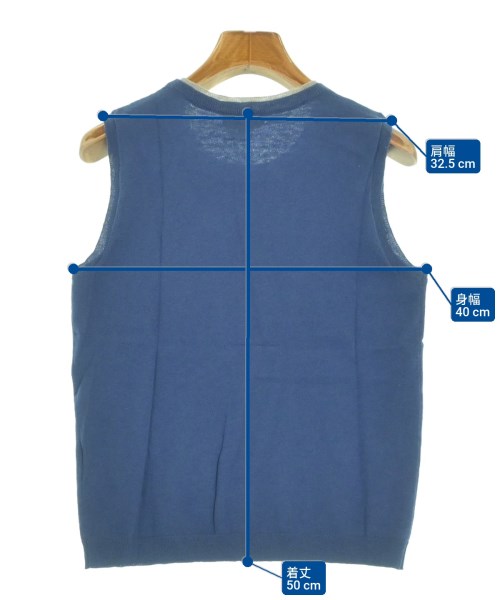 DEMYLEE（デミリー）ベスト/ノースリーブ 青 サイズ:XS レディース/2200631229995