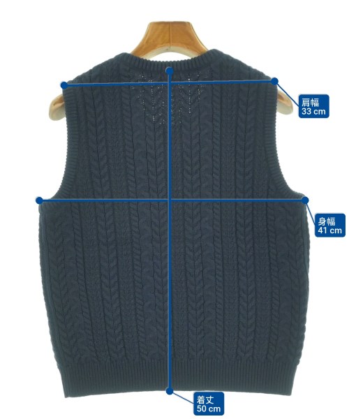 DEMYLEE（デミリー）ベスト/ノースリーブ 紺 サイズ:XS レディース/2200631230205