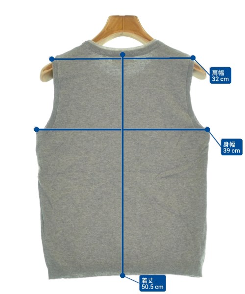 DEMYLEE（デミリー）ベスト/ノースリーブ グレー サイズ:XS レディース/2200631230236