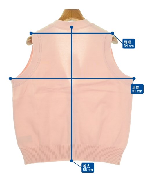 DEMYLEE（デミリー）ベスト ピンク サイズ:S レディース/2200631230908