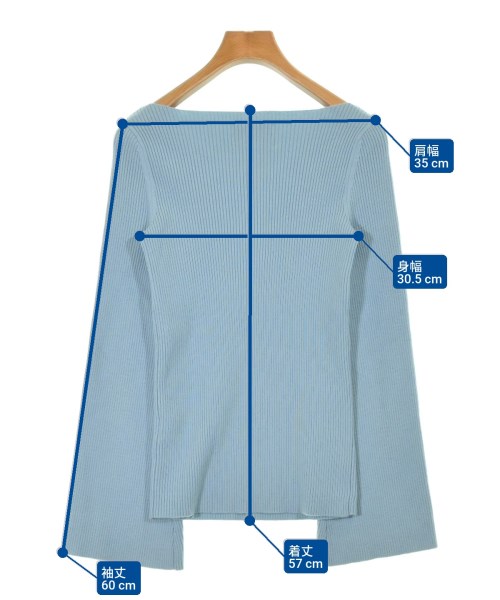 DEMYLEE（デミリー）ニット・セーター 青 サイズ:XS レディース/2200616371114