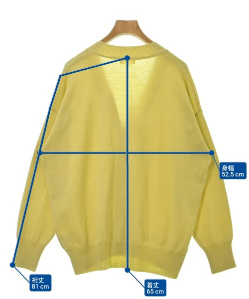 DEMYLEE（デミリー）カーディガン 黄 サイズ:XS レディース/2200675462105