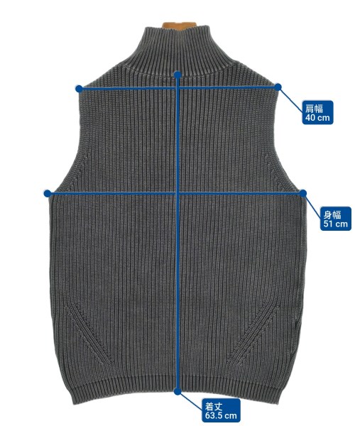 DEMYLEE（デミリー）ベスト グレー サイズ:S レディース/2200658674020