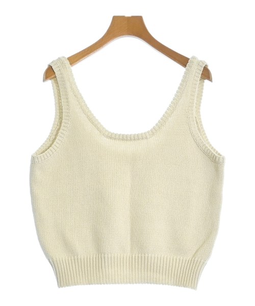 DEMYLEE(デミリー)ベスト/ノースリーブ 白 サイズ:S/2200634732386