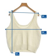 DEMYLEE（デミリー）ベスト/ノースリーブ 白 サイズ:S レディース/2200634732386