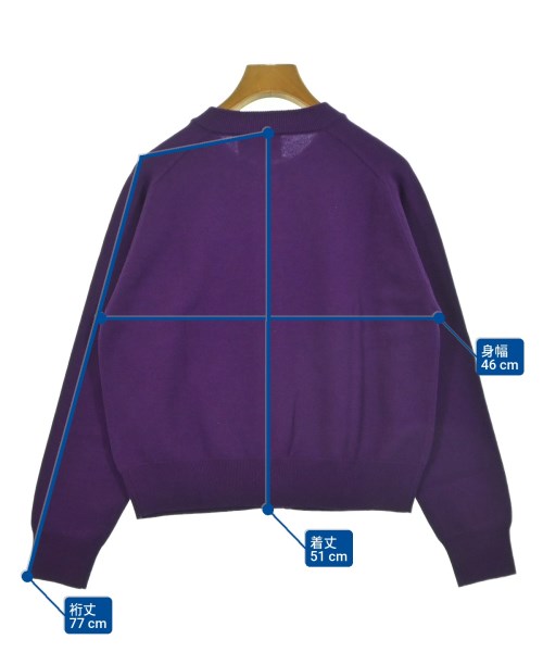 DEMYLEE（デミリー）カーディガン 紫 サイズ:XS レディース/2200637597098