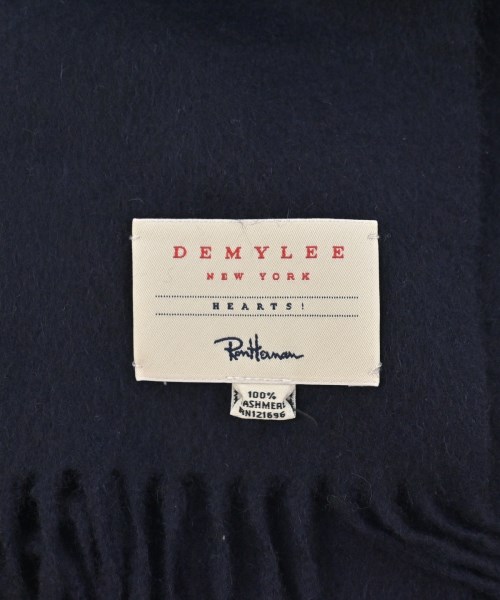 DEMYLEE（デミリー）マフラー 紺 サイズ:- レディース/2200699871518