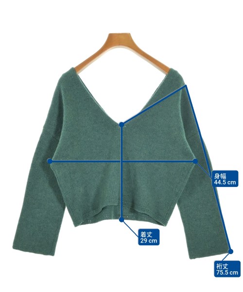 DEMYLEE（デミリー）ニット・セーター 緑 サイズ:XS レディース/2200663872015