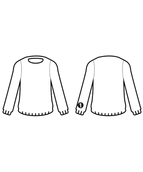 DEMYLEE（デミリー）ニット・セーター 白 サイズ:XS レディース/2200663943036