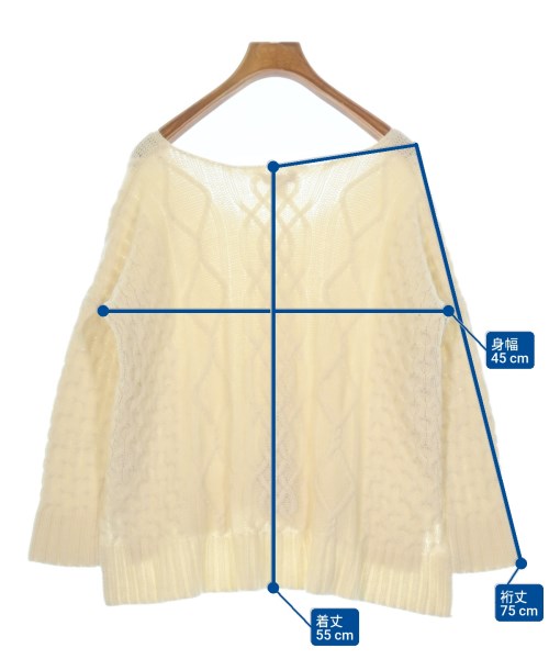 DEMYLEE（デミリー）ニット・セーター 白 サイズ:S レディース/2200665037092