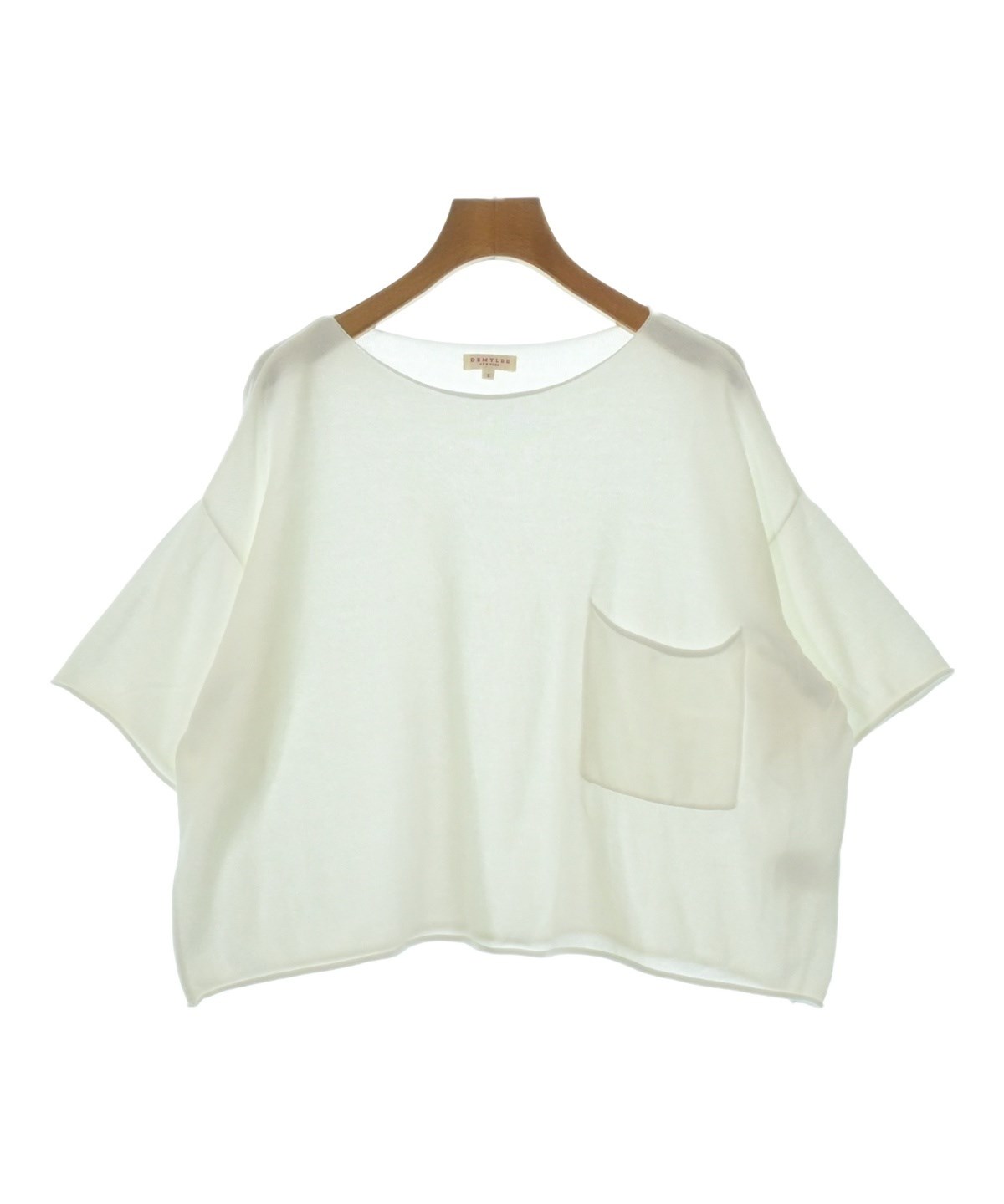 DEMYLEE（デミリー）Tシャツ・カットソー 白 サイズ:S レディース