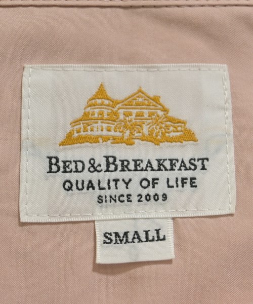 BED&BREAKFAST（ベッドアンドブレックファスト）カジュアルシャツ ピンク サイズ:S レディース/2200634982033