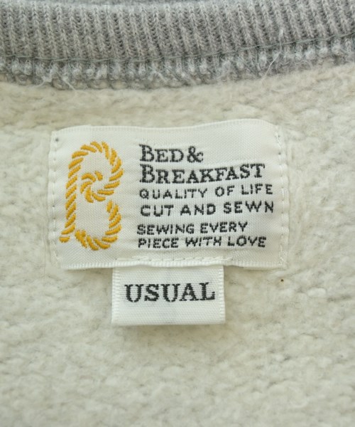 BED&BREAKFAST（ベッドアンドブレックファスト）スウェット グレー サイズ:USUAL(M位) レディース/2200613799102